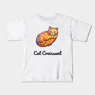 Cat Croissant Kids T-Shirt